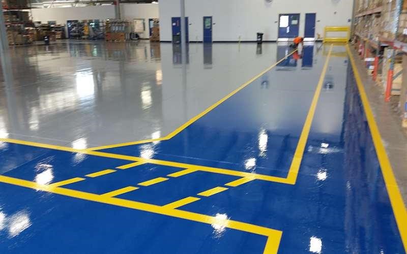 Industrial Floor Coating Installation